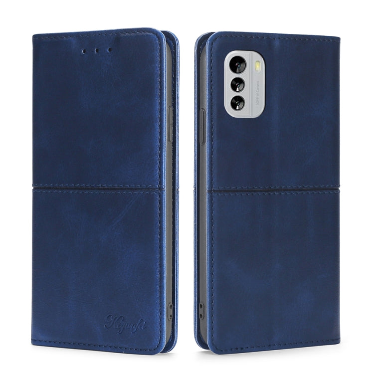 For Nokia G60 5G Cow Texture Magnetic Horizontal Flip Leather Phone Case