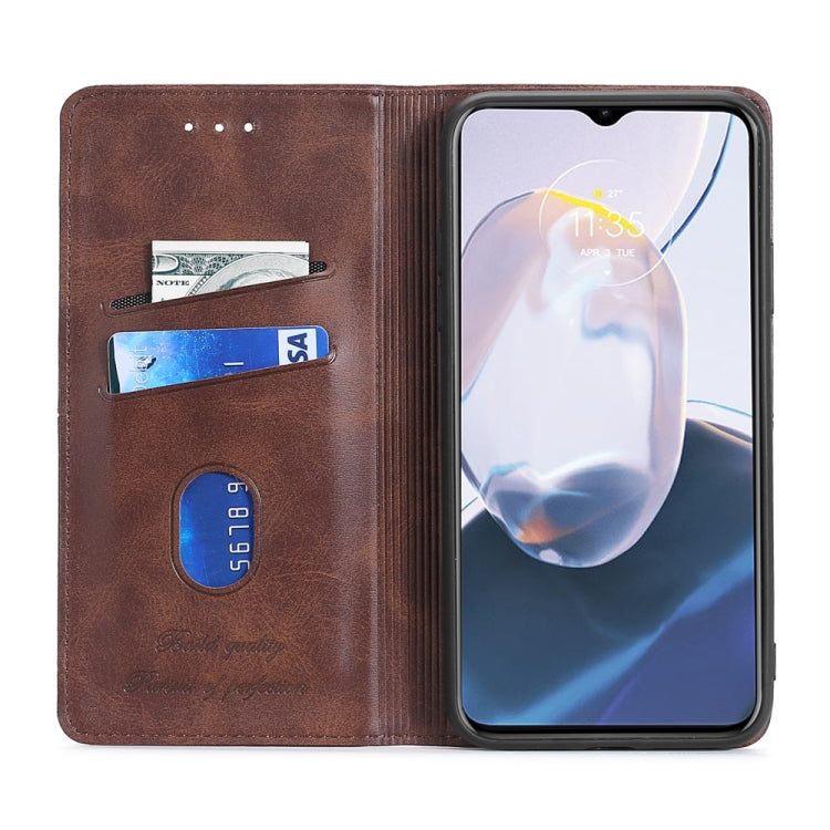 For Nokia G60 5G Cow Texture Magnetic Horizontal Flip Leather Phone Case