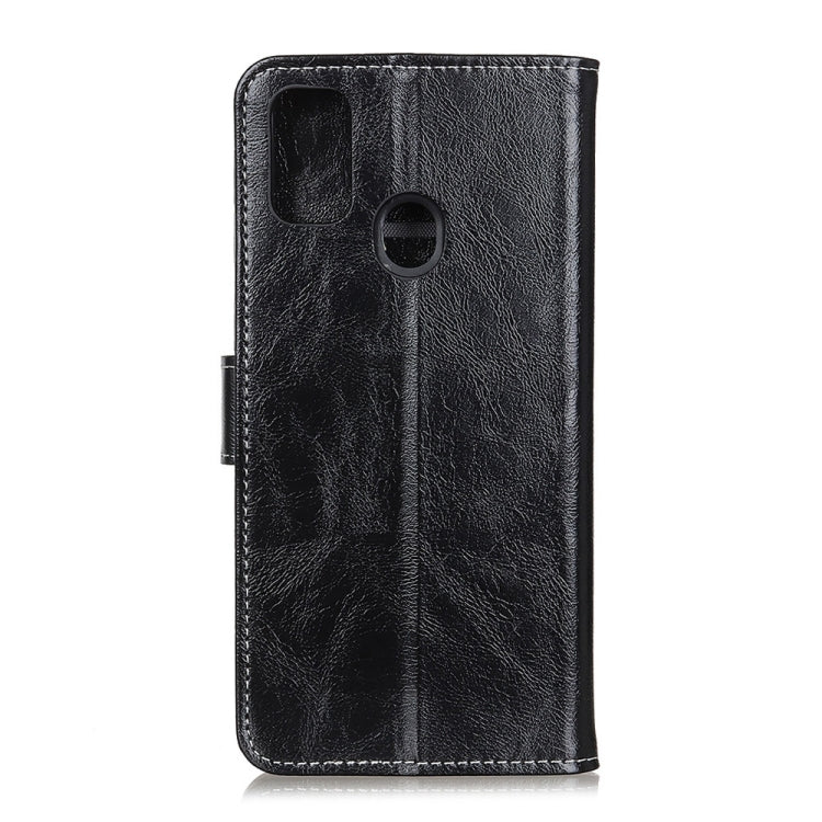 For Galaxy A21s Retro Crazy Horse Texture Horizontal Flip Leather Case with Holder & Card Slots & Photo Frame & Wallet