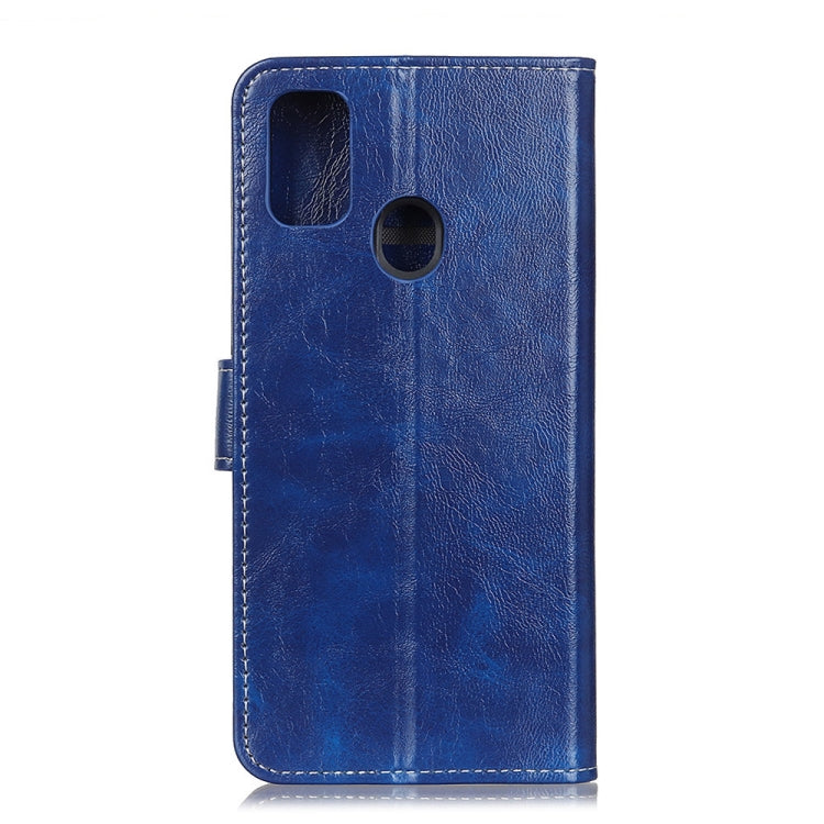 For Galaxy A21s Retro Crazy Horse Texture Horizontal Flip Leather Case with Holder & Card Slots & Photo Frame & Wallet