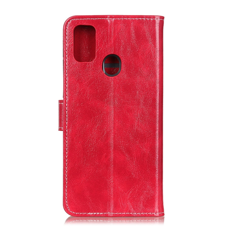 For Galaxy A21s Retro Crazy Horse Texture Horizontal Flip Leather Case with Holder & Card Slots & Photo Frame & Wallet