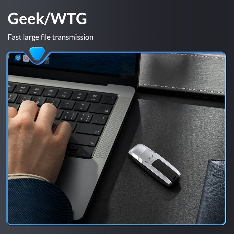 ORICO USB Solid State Flash Drive, Read: 520MB/s, Write: 450MB/s, Memory:512GB, Port:USB-A(Silver)