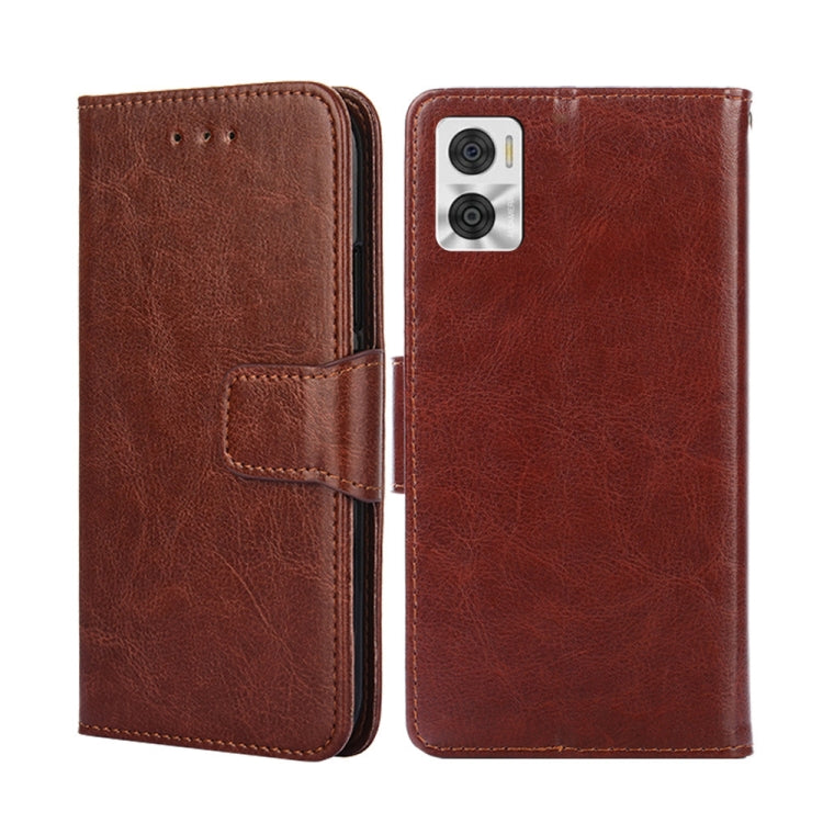 For Motorola Moto E22/E22i Crystal Texture Leather Phone Case