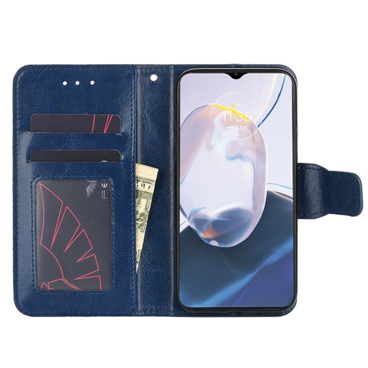 For Motorola Moto E22/E22i Crystal Texture Leather Phone Case