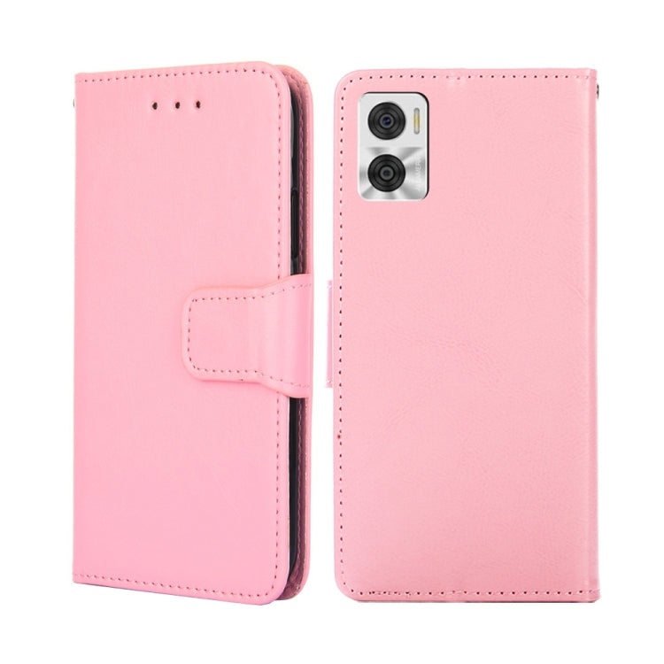 For Motorola Moto E22/E22i Crystal Texture Leather Phone Case