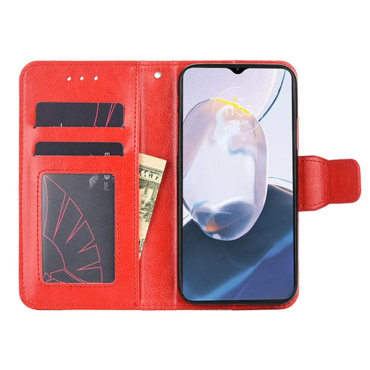 For Motorola Moto E22/E22i Crystal Texture Leather Phone Case