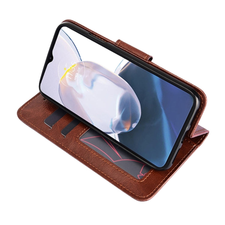 For Motorola Moto E22/E22i Crystal Texture Leather Phone Case