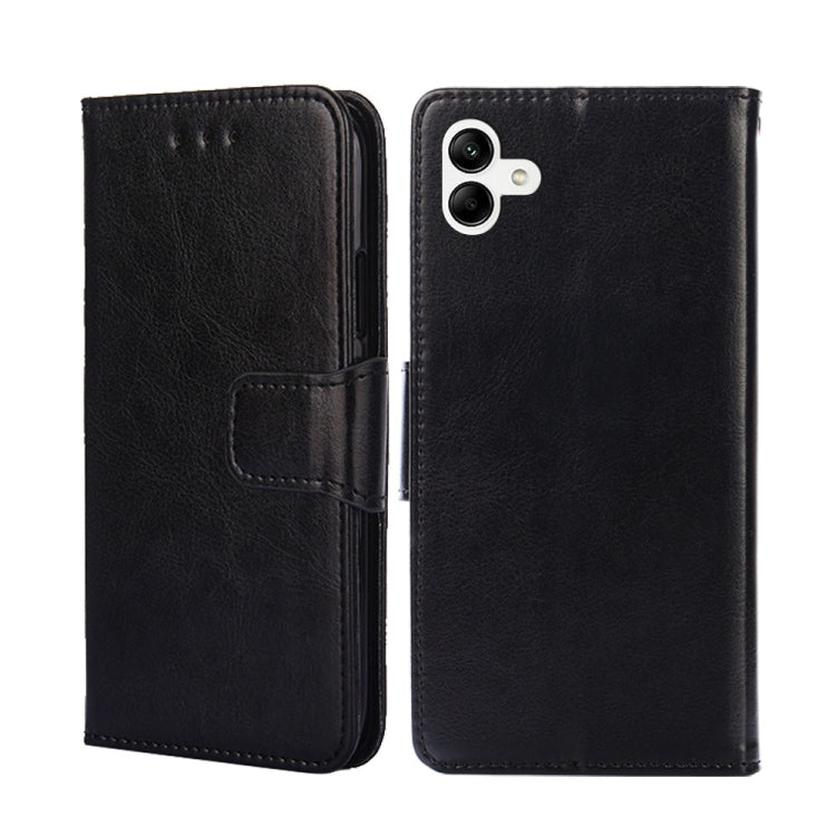 For Samsung Galaxy A04 Crystal Texture Leather Phone Case