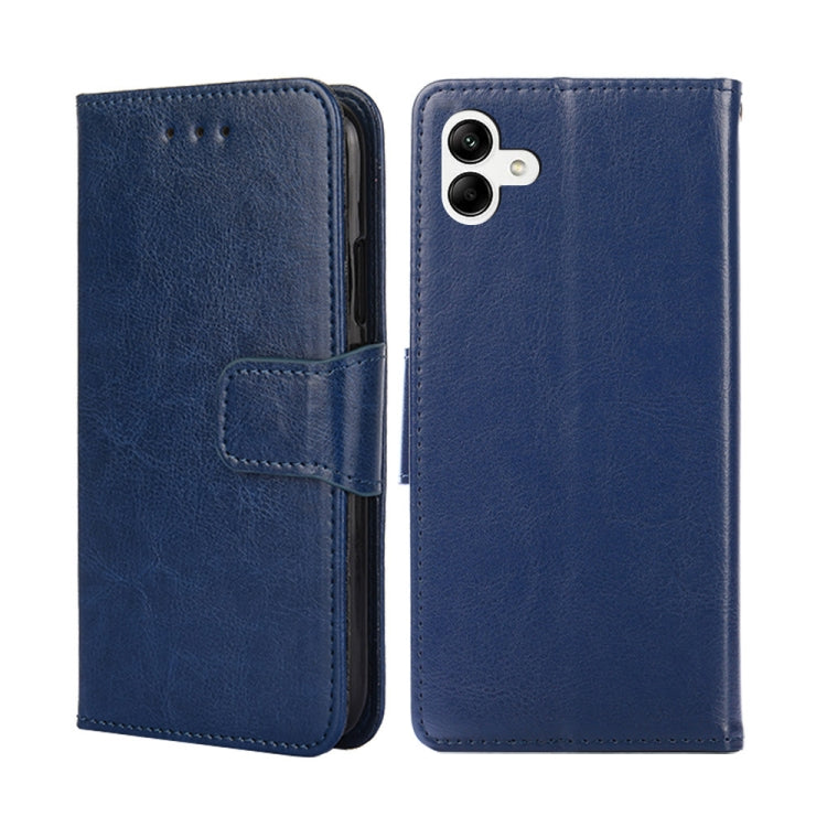 For Samsung Galaxy A04 Crystal Texture Leather Phone Case