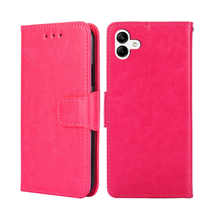 For Samsung Galaxy A04 Crystal Texture Leather Phone Case