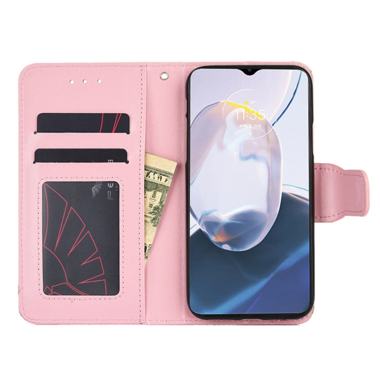 For Samsung Galaxy A04 Crystal Texture Leather Phone Case