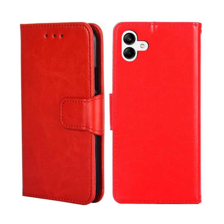 For Samsung Galaxy A04 Crystal Texture Leather Phone Case