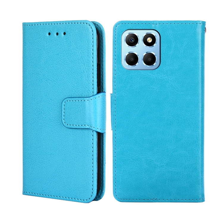 For Honor X8 5G/X6 Crystal Texture Leather Phone Case