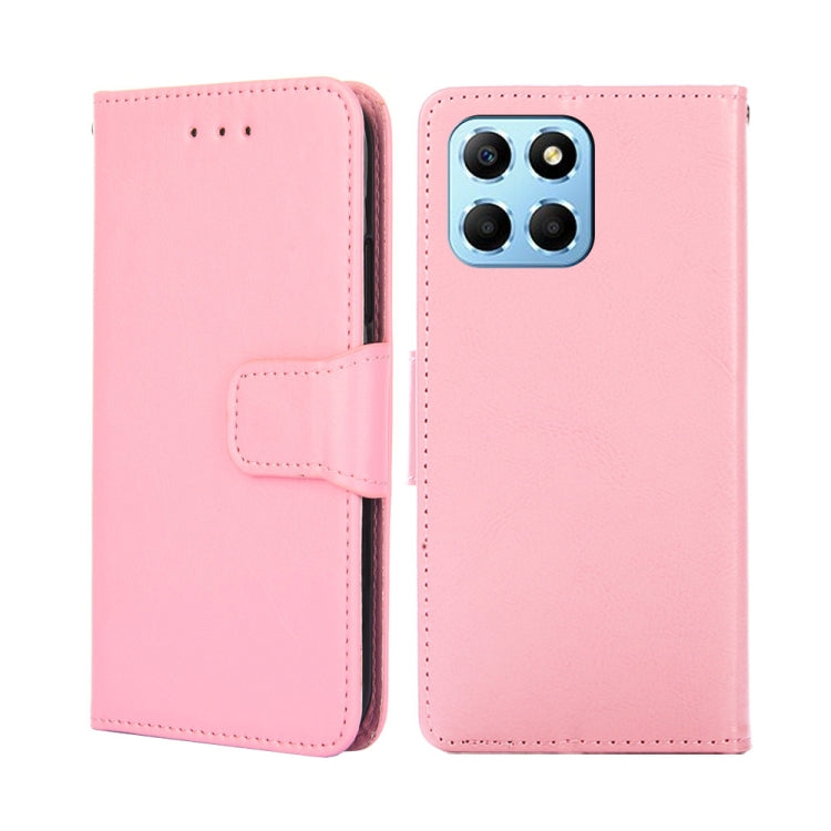For Honor X8 5G/X6 Crystal Texture Leather Phone Case