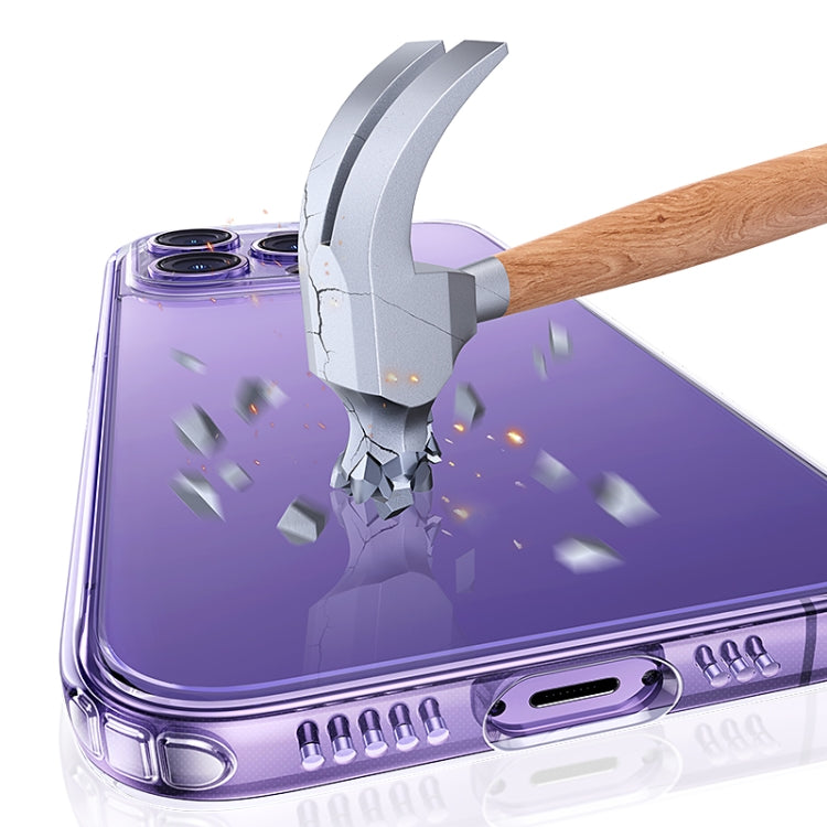 For iPhone 14 Pro USAMS US-BH830 Crystal Series Precision Hole Phone Case(Transparent)