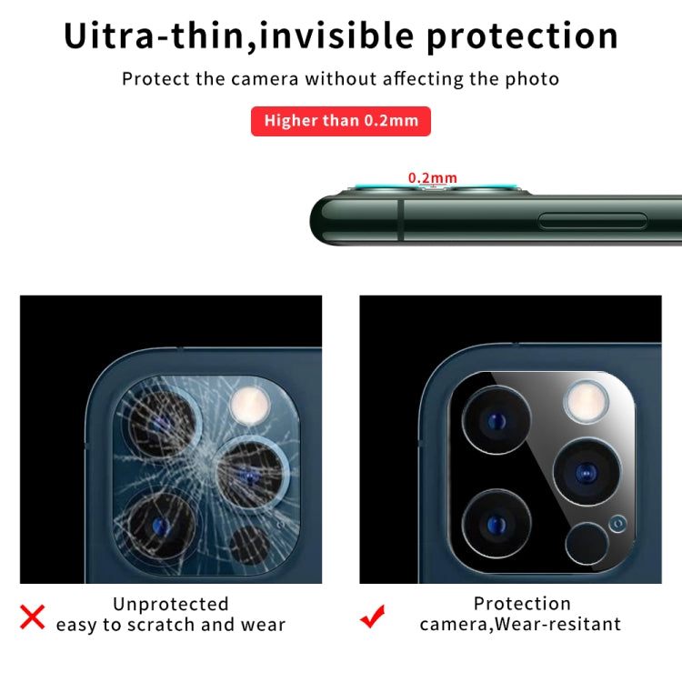 For iPhone 12 Pro Silk Screen Luminous Ring Back Camera Lens Film