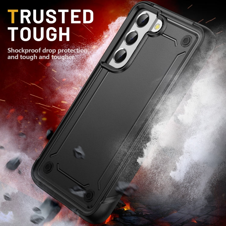 For Samsung Galaxy S22 5G 2 in 1 Soft TPU Hard PC Phone Case