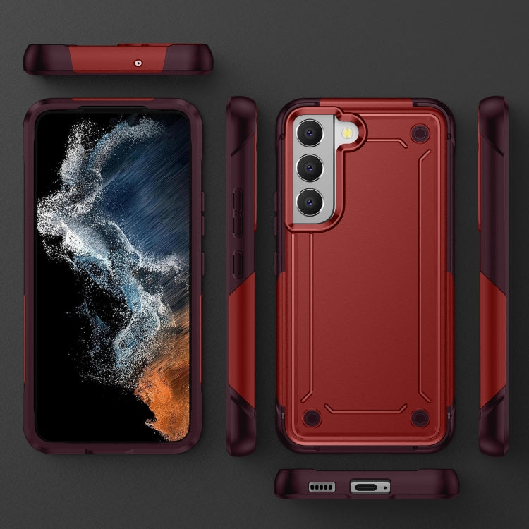 For Samsung Galaxy S22 5G 2 in 1 Soft TPU Hard PC Phone Case
