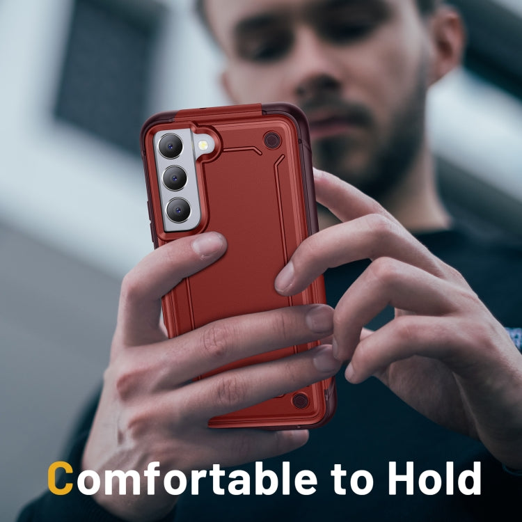 For Samsung Galaxy S22 5G 2 in 1 Soft TPU Hard PC Phone Case