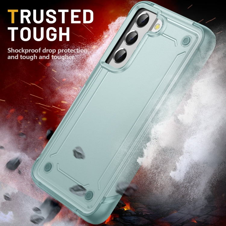 For Samsung Galaxy S22 5G 2 in 1 Soft TPU Hard PC Phone Case