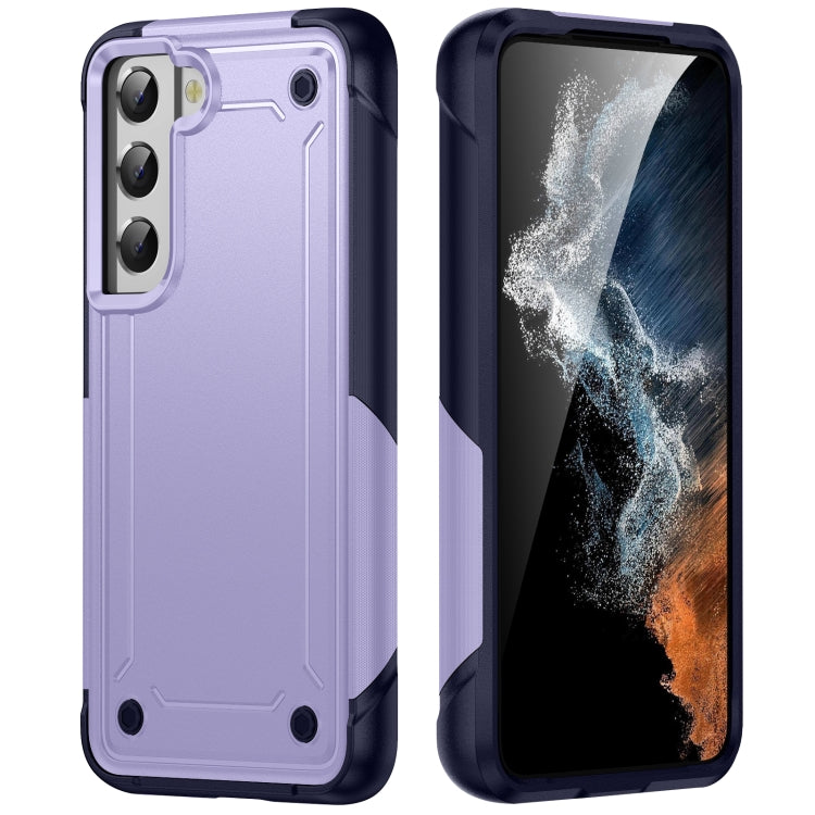 For Samsung Galaxy S22 5G 2 in 1 Soft TPU Hard PC Phone Case
