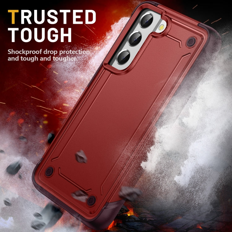 For Samsung Galaxy S22+ 5G 2 in 1 Soft TPU Hard PC Phone Case