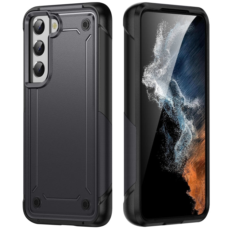 For Samsung Galaxy S22+ 5G 2 in 1 Soft TPU Hard PC Phone Case