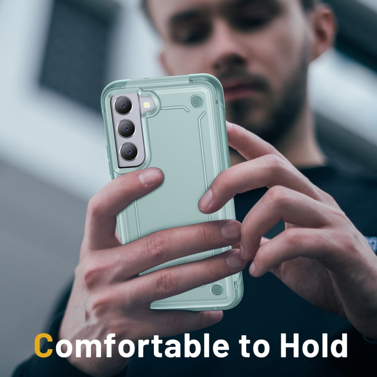 For Samsung Galaxy S22+ 5G 2 in 1 Soft TPU Hard PC Phone Case