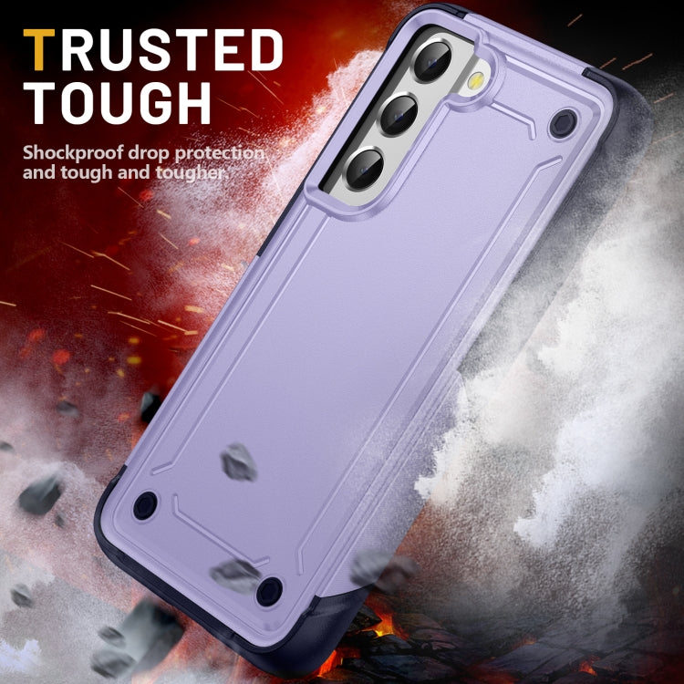 For Samsung Galaxy S22+ 5G 2 in 1 Soft TPU Hard PC Phone Case