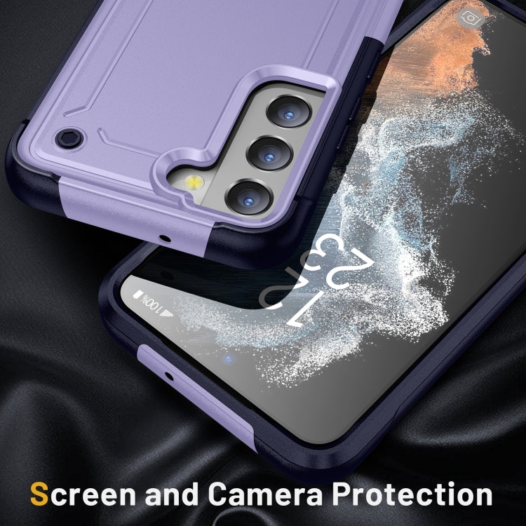 For Samsung Galaxy S22+ 5G 2 in 1 Soft TPU Hard PC Phone Case