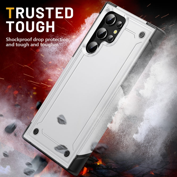 For Samsung Galaxy S22 Ultra 5G 2 in 1 Soft TPU Hard PC Phone Case