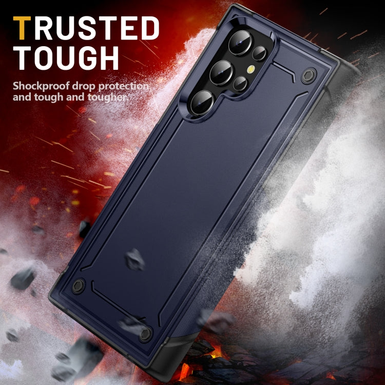 For Samsung Galaxy S22 Ultra 5G 2 in 1 Soft TPU Hard PC Phone Case