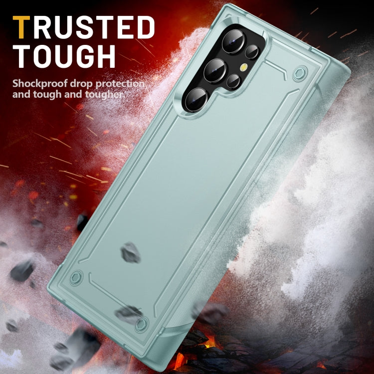 For Samsung Galaxy S22 Ultra 5G 2 in 1 Soft TPU Hard PC Phone Case