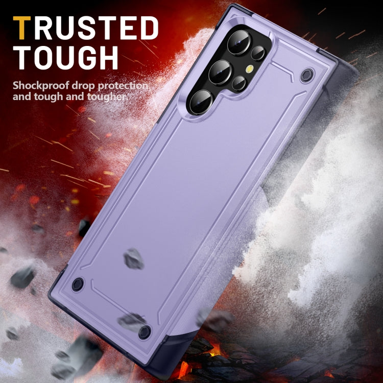 For Samsung Galaxy S22 Ultra 5G 2 in 1 Soft TPU Hard PC Phone Case