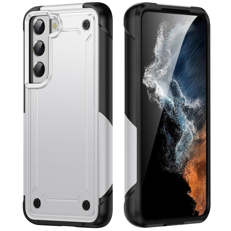 For Samsung Galaxy S21 5G 2 in 1 Soft TPU Hard PC Phone Case