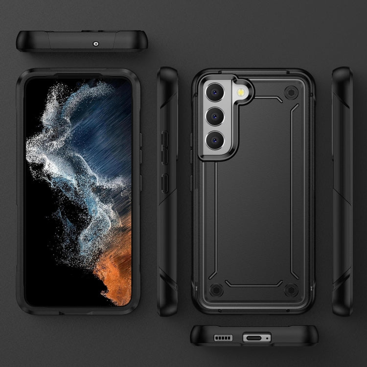 For Samsung Galaxy S21 5G 2 in 1 Soft TPU Hard PC Phone Case