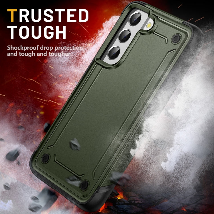 For Samsung Galaxy S21 5G 2 in 1 Soft TPU Hard PC Phone Case
