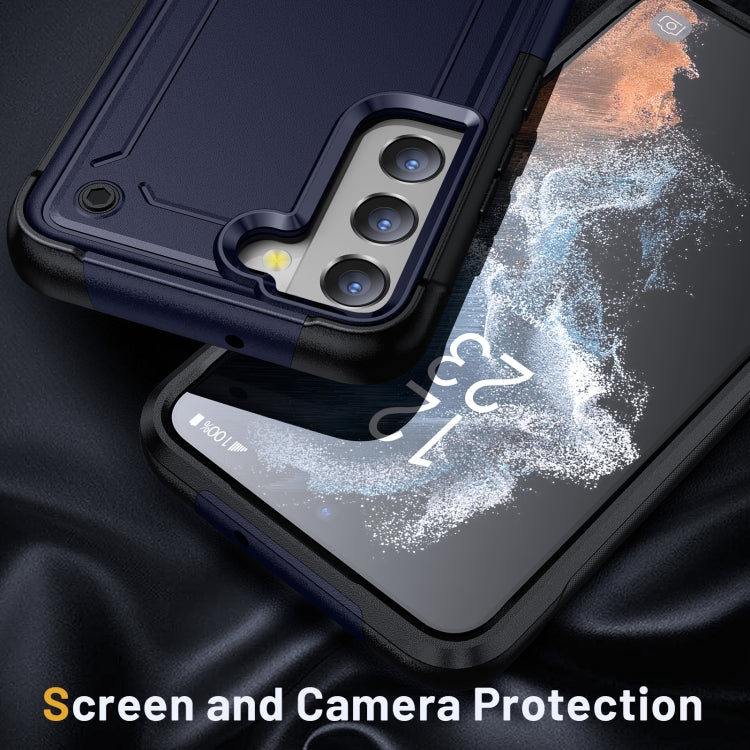 For Samsung Galaxy S21 5G 2 in 1 Soft TPU Hard PC Phone Case