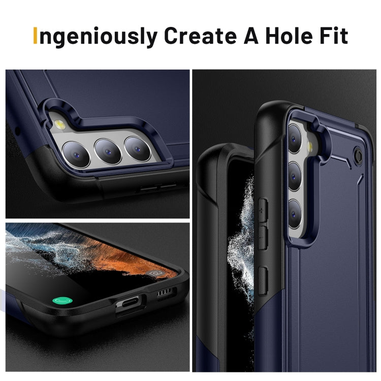 For Samsung Galaxy S21 5G 2 in 1 Soft TPU Hard PC Phone Case