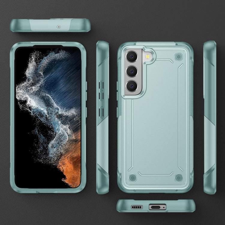 For Samsung Galaxy S21 5G 2 in 1 Soft TPU Hard PC Phone Case