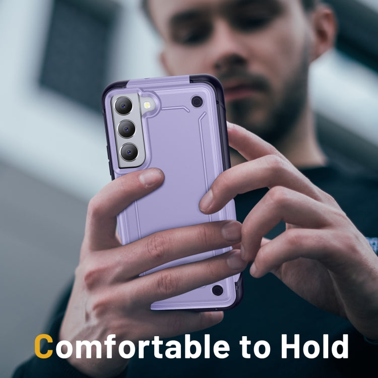 For Samsung Galaxy S21 5G 2 in 1 Soft TPU Hard PC Phone Case