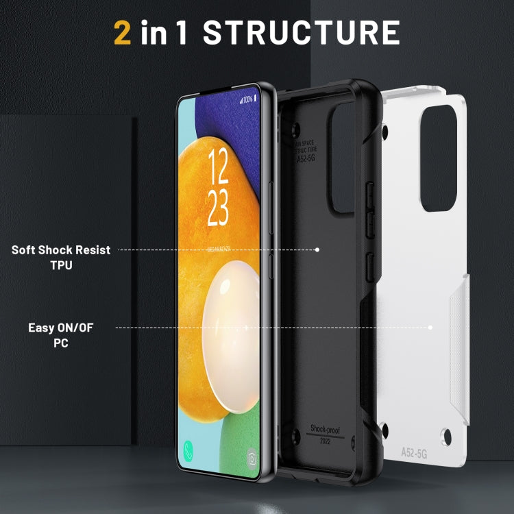 For Samsung Galaxy A32 4G 2 in 1 Soft TPU Hard PC Phone Case