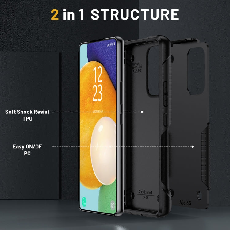 For Samsung Galaxy A32 4G 2 in 1 Soft TPU Hard PC Phone Case