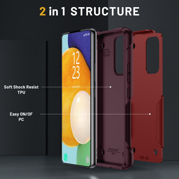 For Samsung Galaxy A32 4G 2 in 1 Soft TPU Hard PC Phone Case