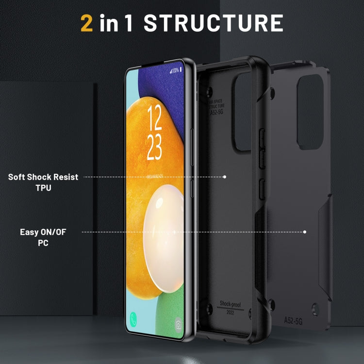 For Samsung Galaxy A32 4G 2 in 1 Soft TPU Hard PC Phone Case