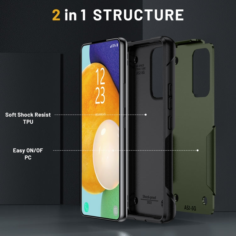 For Samsung Galaxy A32 4G 2 in 1 Soft TPU Hard PC Phone Case