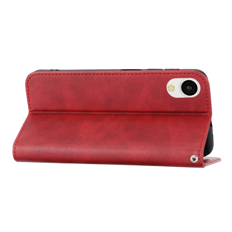 For Samsung Galaxy A23e/A23S/A23 5G/A22e Cubic Grid Calf Texture Magnetic Closure Leather Phone Case