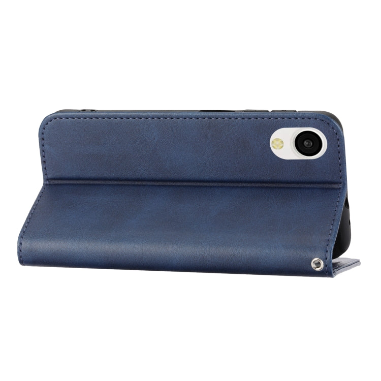 For Samsung Galaxy A23e/A23S/A23 5G/A22e Cubic Grid Calf Texture Magnetic Closure Leather Phone Case