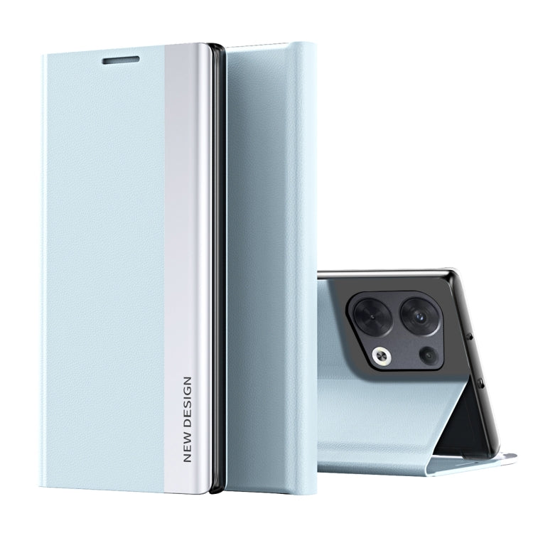 For OPPO Reno8 Side Electroplated Magnetic Leather Phone Case