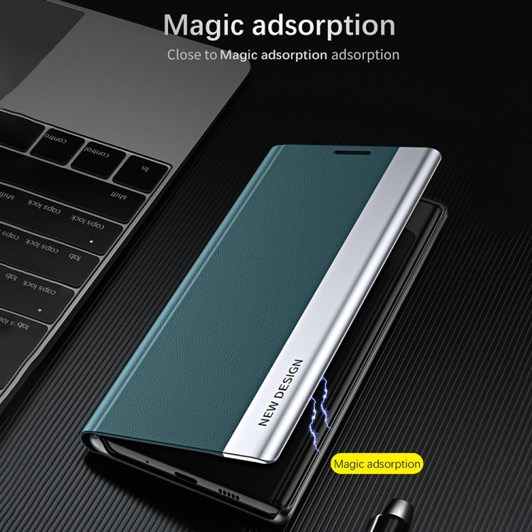 For OPPO Reno8 Side Electroplated Magnetic Leather Phone Case
